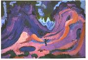 Ernst Ludwig Kirchner The Amselfluh oil